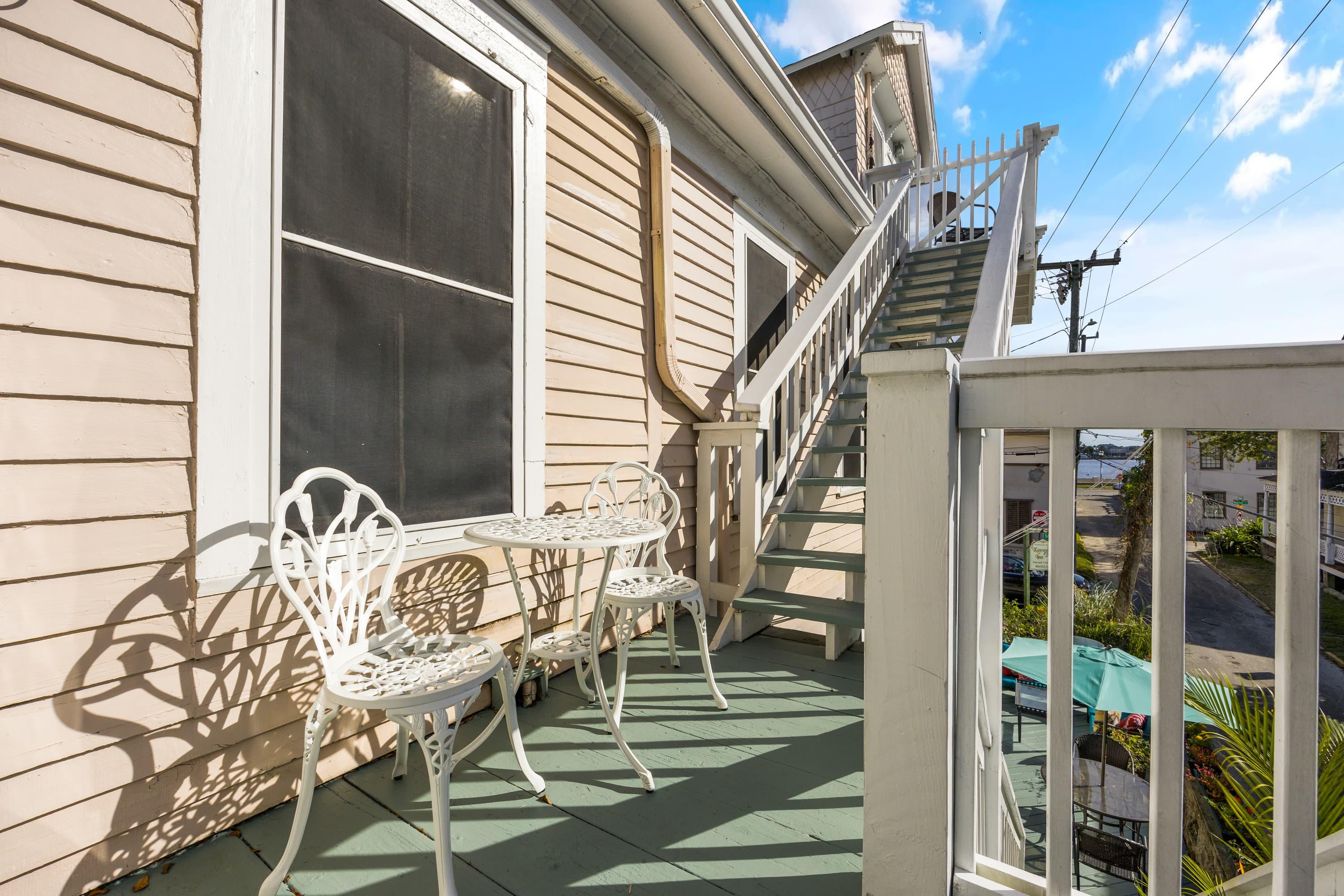 porch and stairs