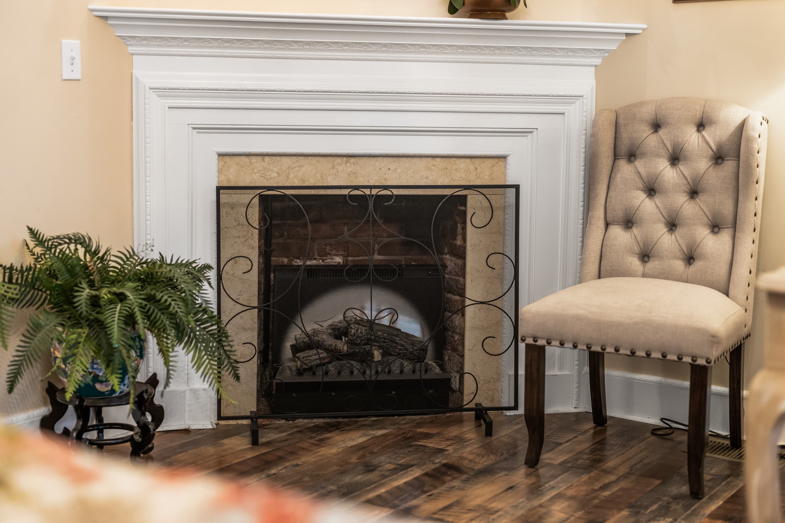 fireplace